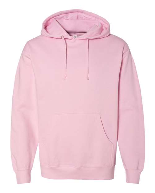Independent Trading SS4500 Midweight Hooded Sweatshirt in Light Pink