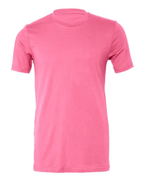 BELLA+CANVAS 3001 Unisex Jersey T-Shirt in Charity Pink