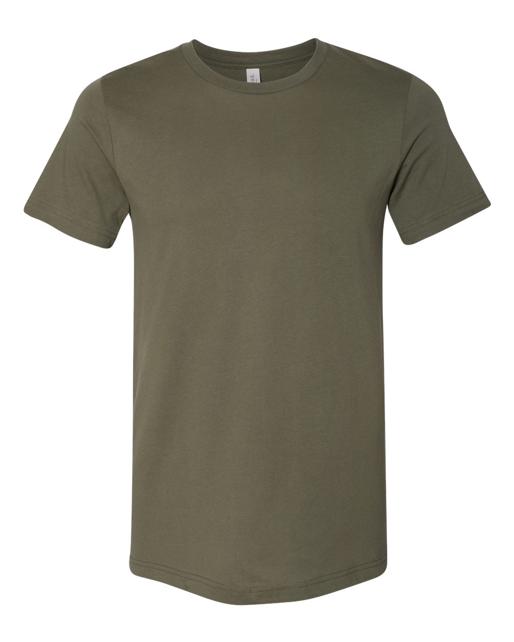 BELLA+CANVAS 3001 Unisex Jersey T-Shirt in Military Green