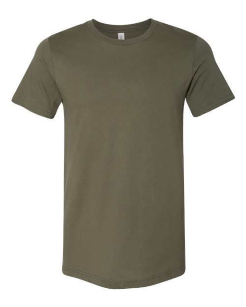 BELLA+CANVAS 3001 Unisex Jersey T-Shirt in Military Green