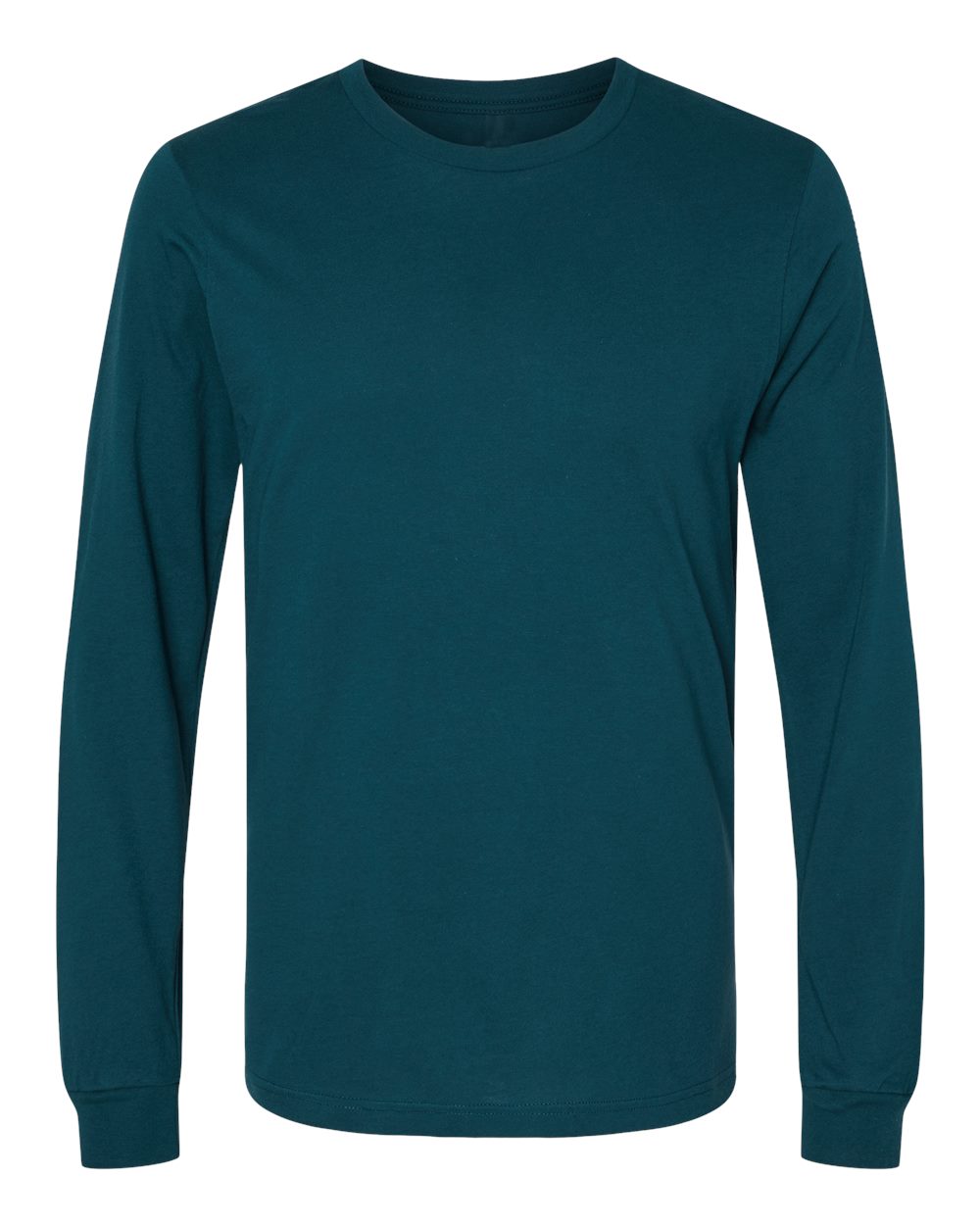 BELLA+CANVAS 3501 Jersey Long Sleeve T-Shirt in Atlantic
