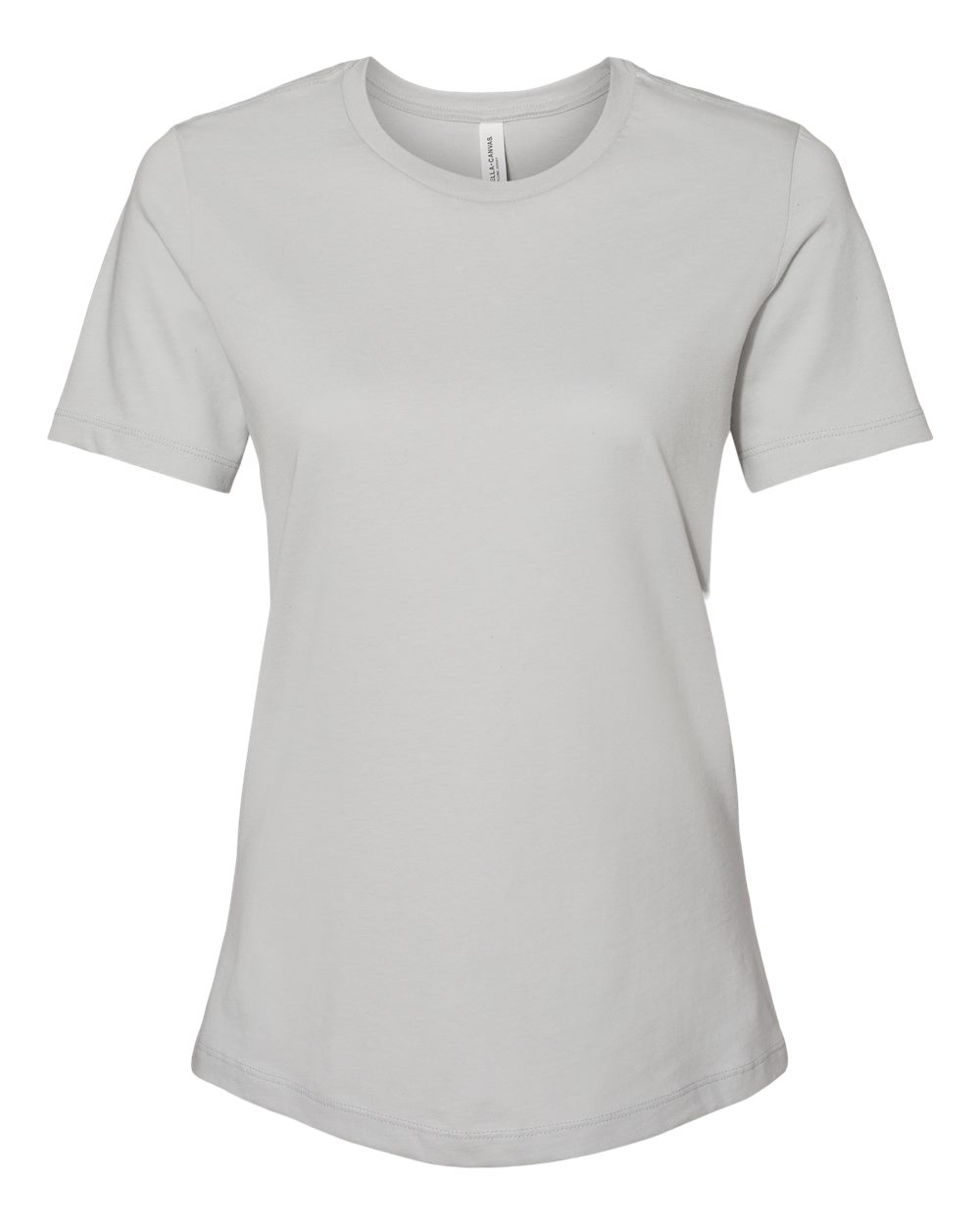 BELLA+CANVAS 6400 Women's Relaxed Jersey T-Shirt in Solid Athletic Grey