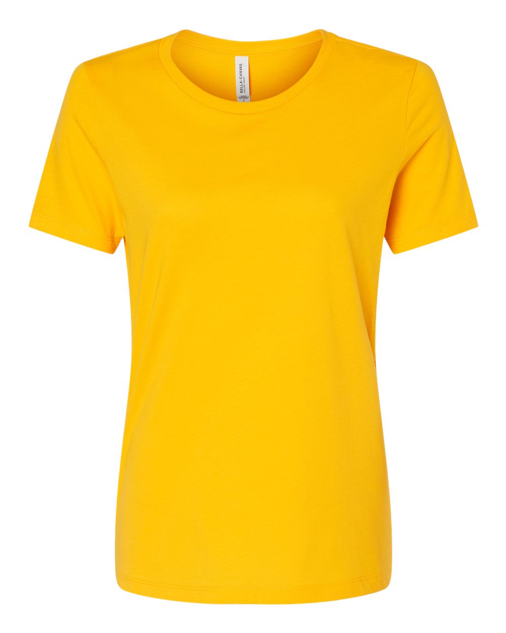 BELLA+CANVAS 6400 Women's Relaxed Jersey T-Shirt in Gold