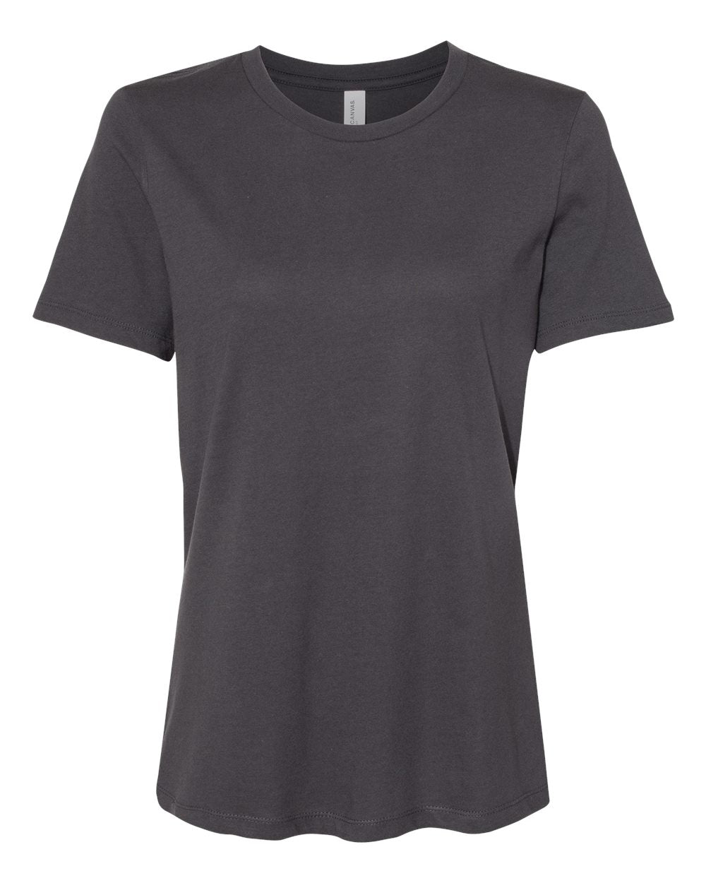BELLA+CANVAS 6400 Women's Relaxed Jersey T-Shirt in Dark Grey