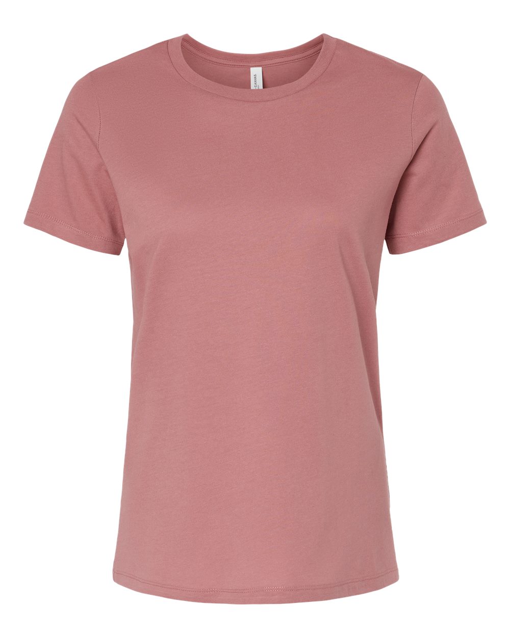 BELLA+CANVAS 6400 Women's Relaxed Jersey T-Shirt in Mauve