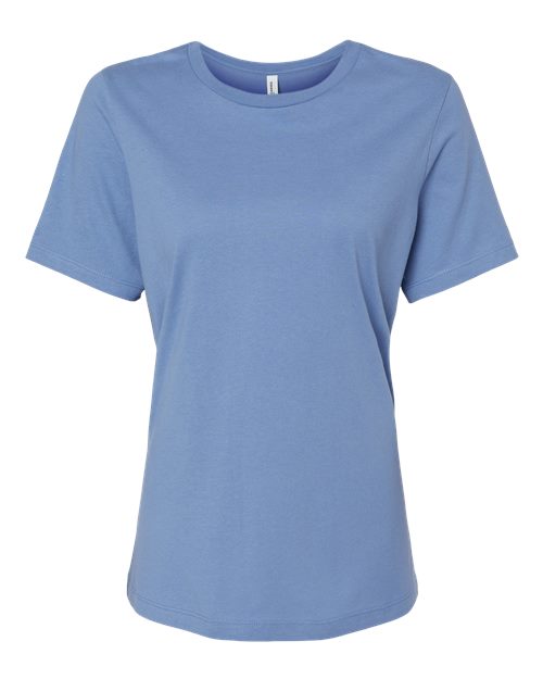BELLA+CANVAS 6400 Women's Relaxed Jersey T-Shirt in Carolina Blue