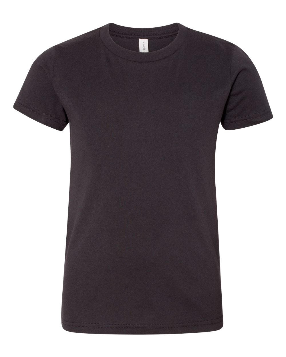 BELLA+CANVAS 3001Y Youth Jersey T-Shirt in Dark Grey