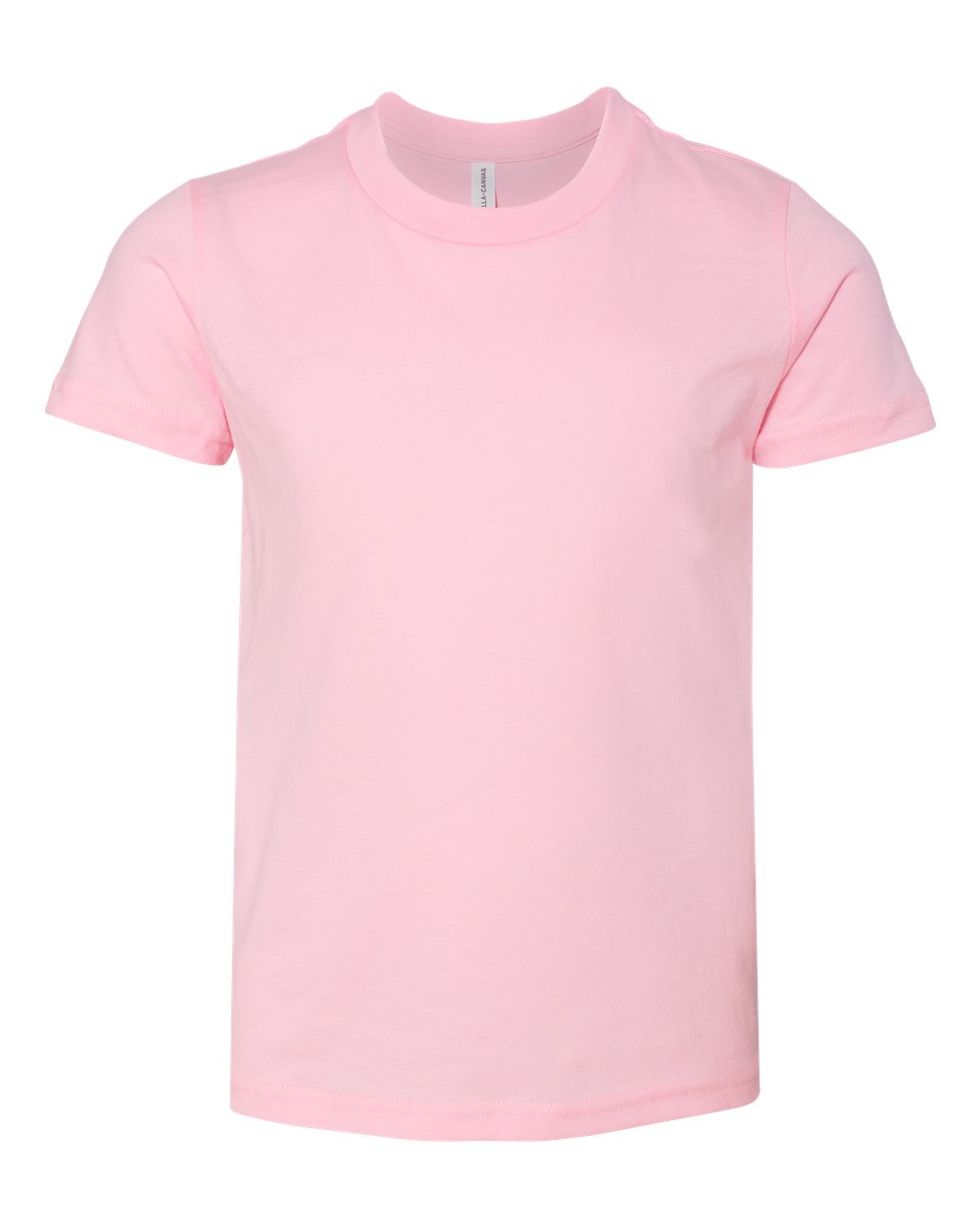 BELLA+CANVAS 3001Y Youth Jersey T-Shirt in Pink