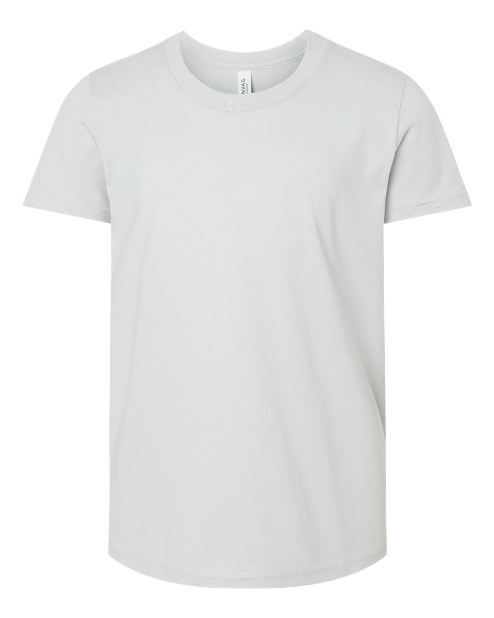 BELLA+CANVAS 3001Y Youth Jersey T-Shirt in Silver