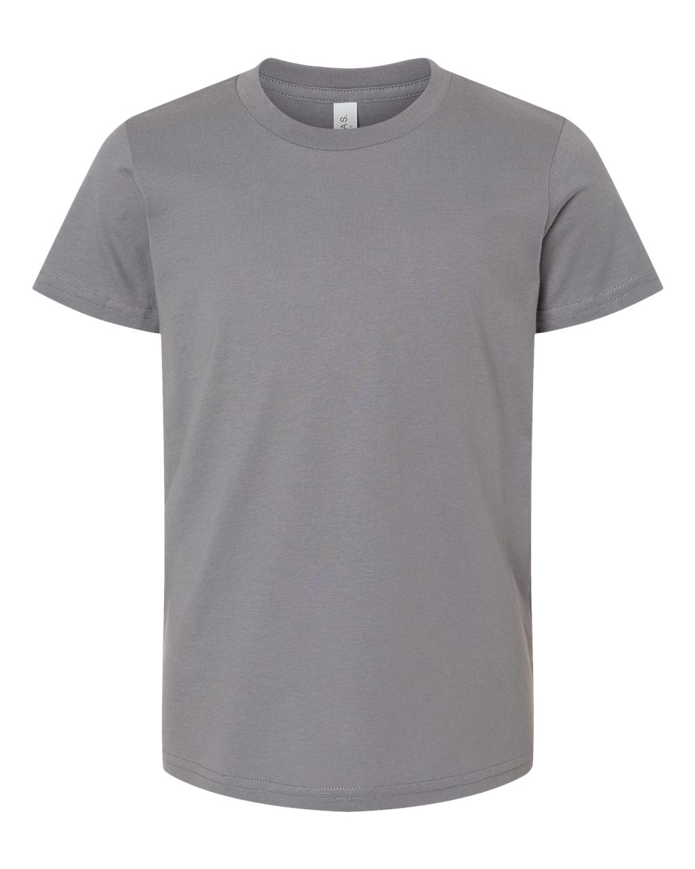 BELLA+CANVAS 3001Y Youth Jersey T-Shirt in Storm