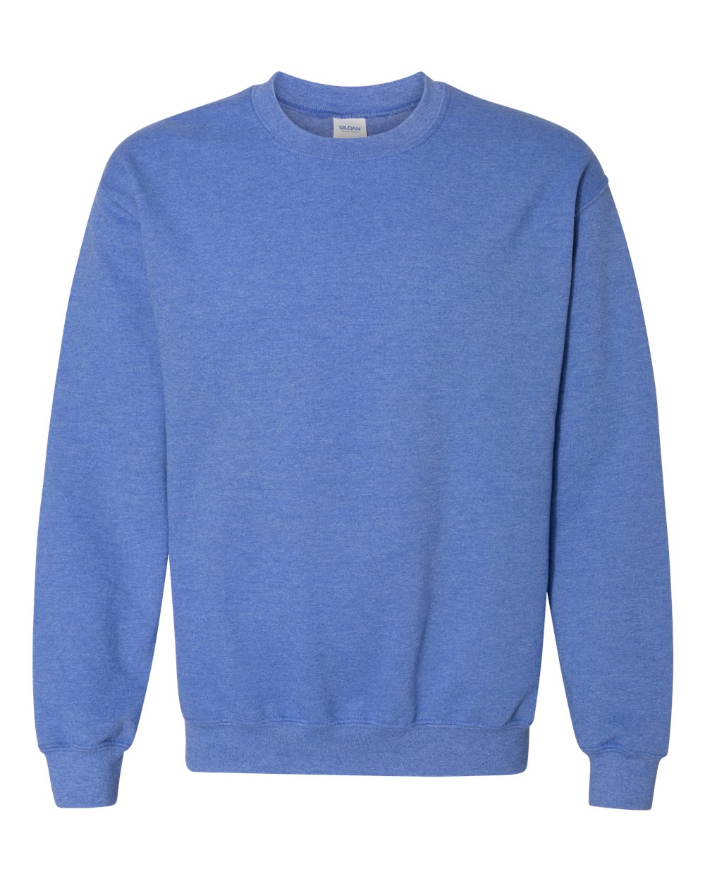 Gildan Heavy Blend Crewneck Sweatshirt 18000 in Heather Deep Royal