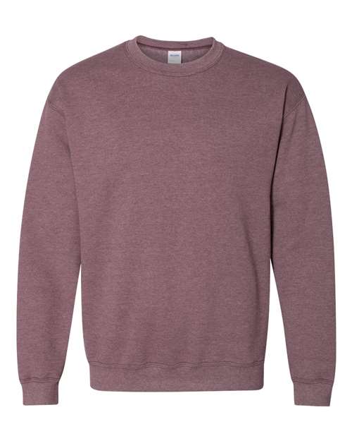 Gildan 18000 Heavy Blend Crewneck Sweatshirt in Heather Dark Maroon