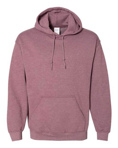 Gildan 18500 hooded sweatshirt in Heather Dark Maroon