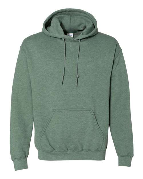 Gildan 18500 hooded sweatshirt in Heather Dark Green