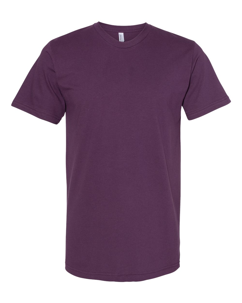 American Apparel 2001 Fine Jersey T-Shirt in Eggplant