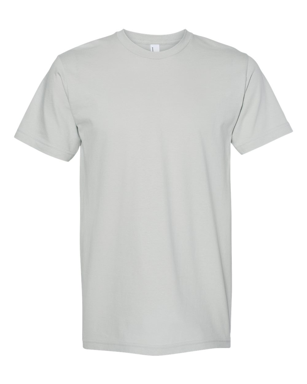 American Apparel 2001 Fine Jersey T-Shirt in New Silver