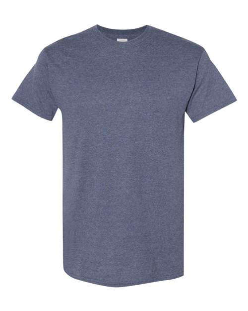 Gildan 5000 Heavy Cotton T-Shirt in Heather Navy