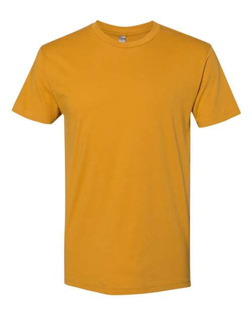 Next Level 3600 Unisex Cotton T-Shirt in Antique Gold