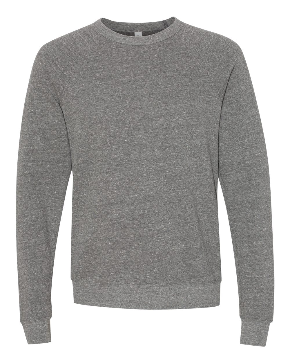 BELLA+CANVAS Sponge Fleece Raglan Crewneck 3901 in Deep Heather