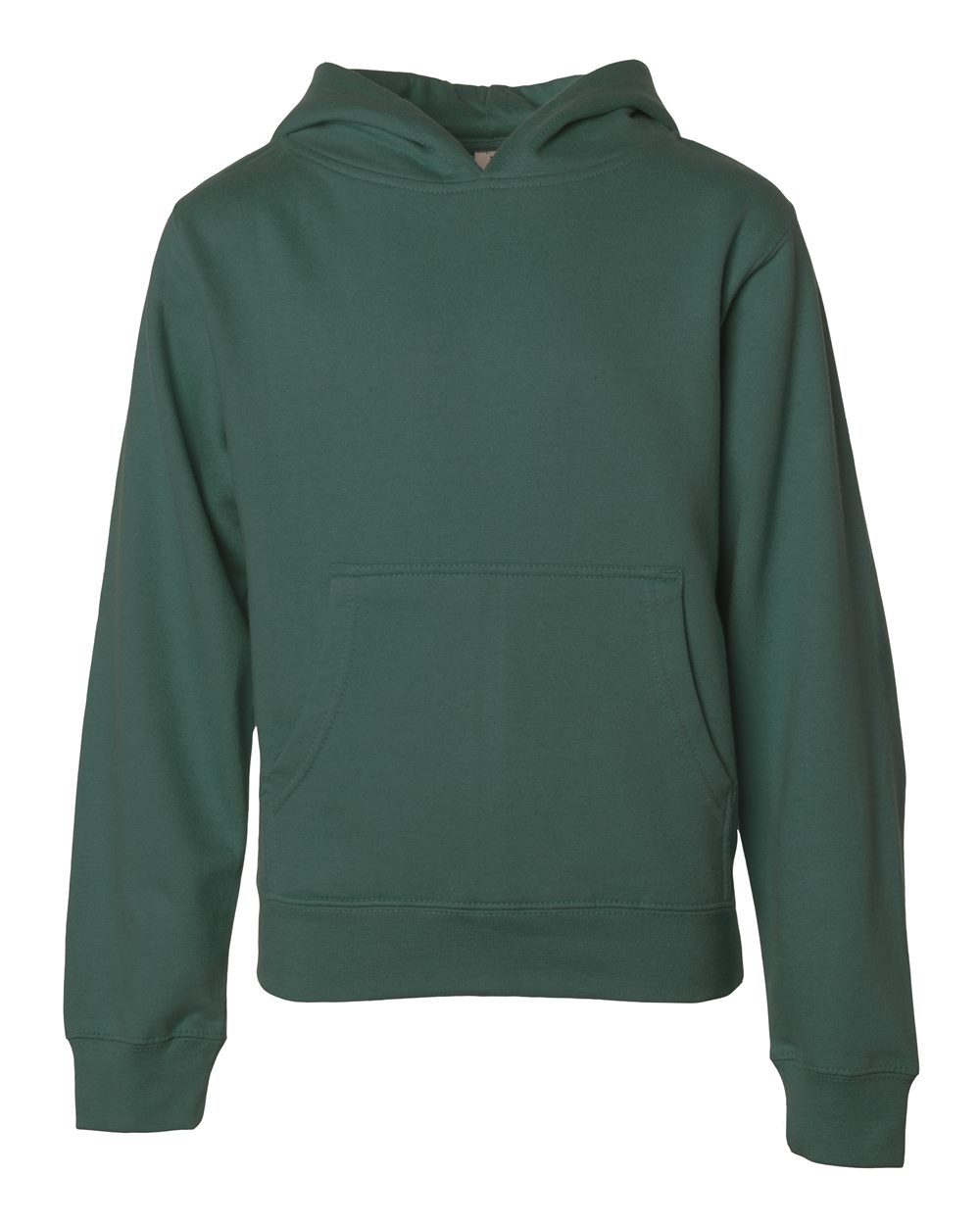 Independent Trading Co. Youth Midweight Hooded Sweatshirt SS4001Y in Alpine Green
