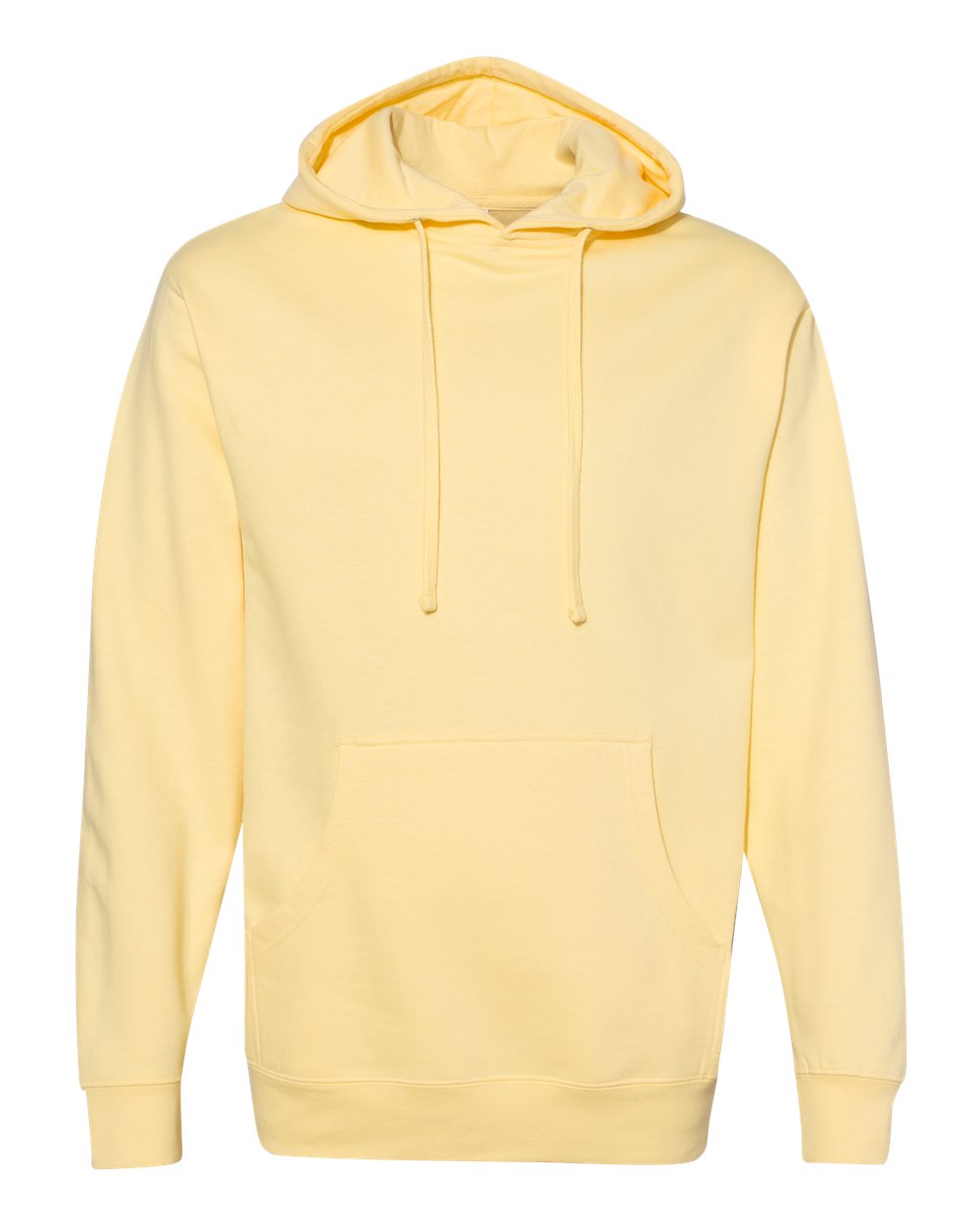 Independent Trading Co. Midweight Hooded Sweatshirt SS4500 in Light Yellow