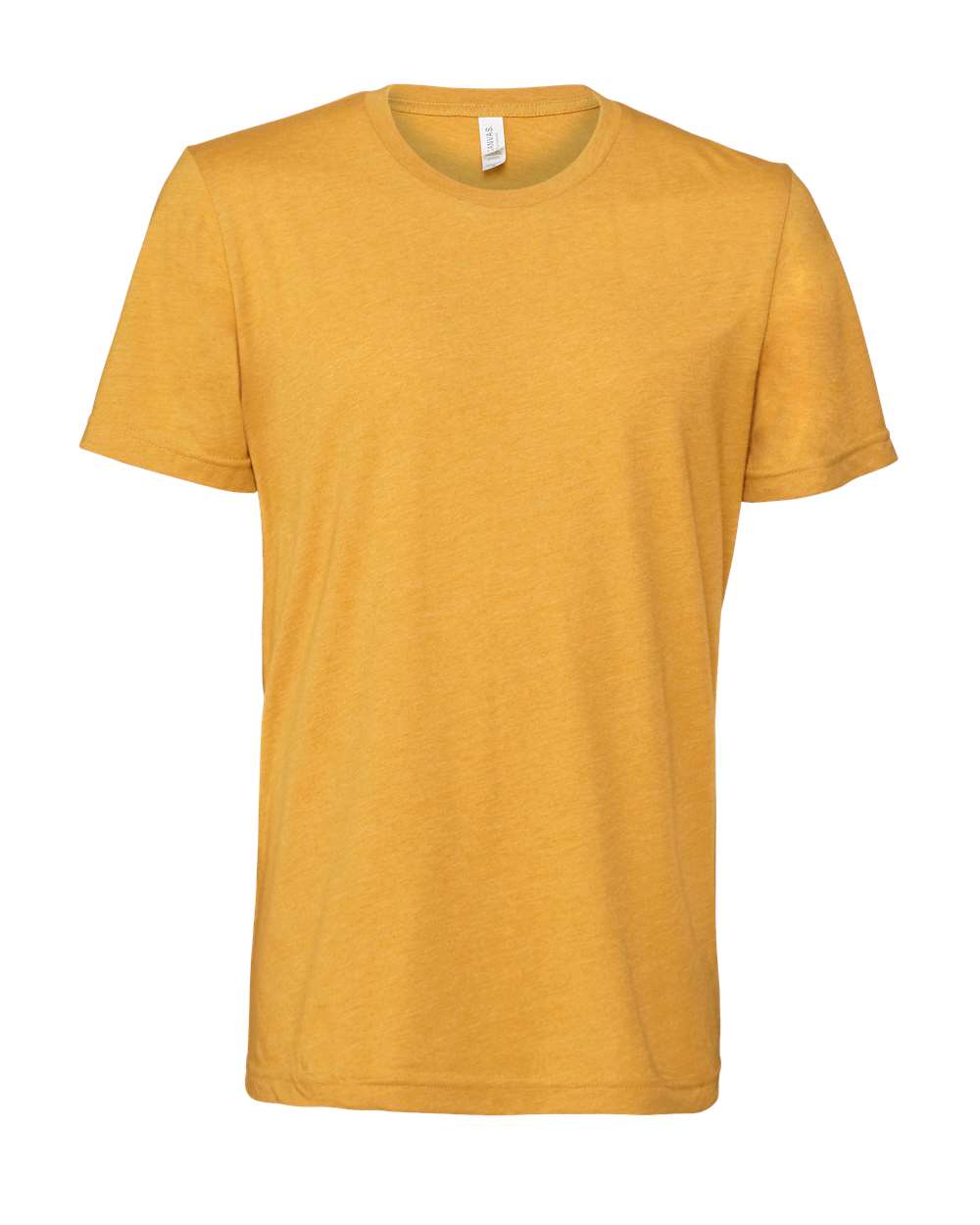 BELLA+CANVAS 3001CVC Heather T-Shirt in Heather Mustard