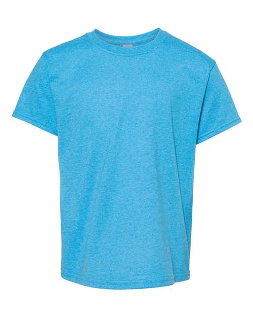 Gildan 5000B Youth Heavy Cotton T-Shirt in Heather Sapphire
