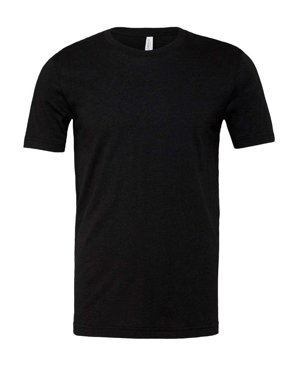 BELLA+CANVAS 3001CVC Heather T-Shirt in Black Heather