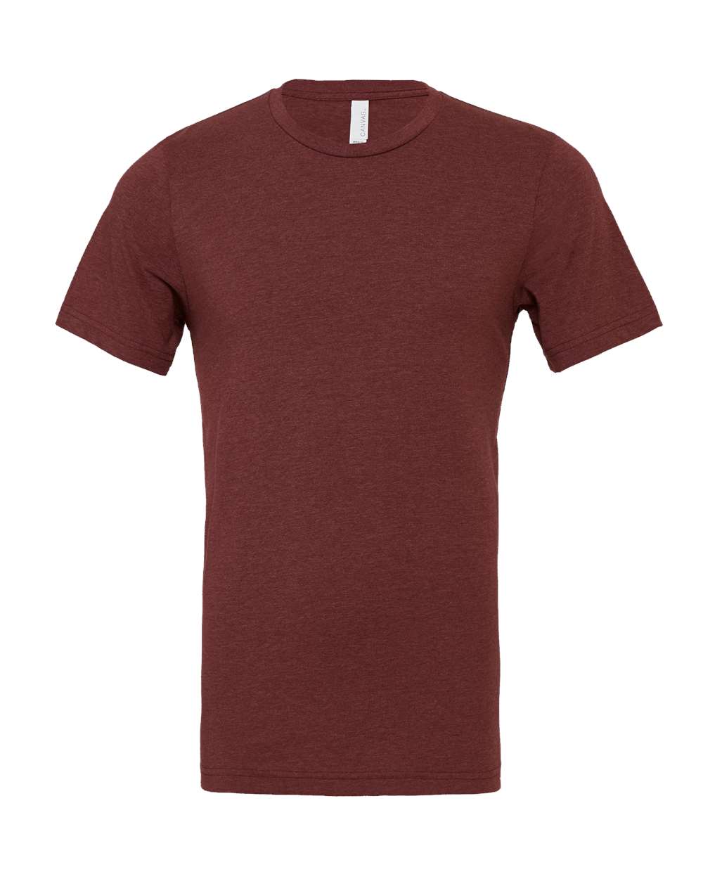 BELLA+CANVAS 3001CVC Heather T-Shirt in Heather Cardinal