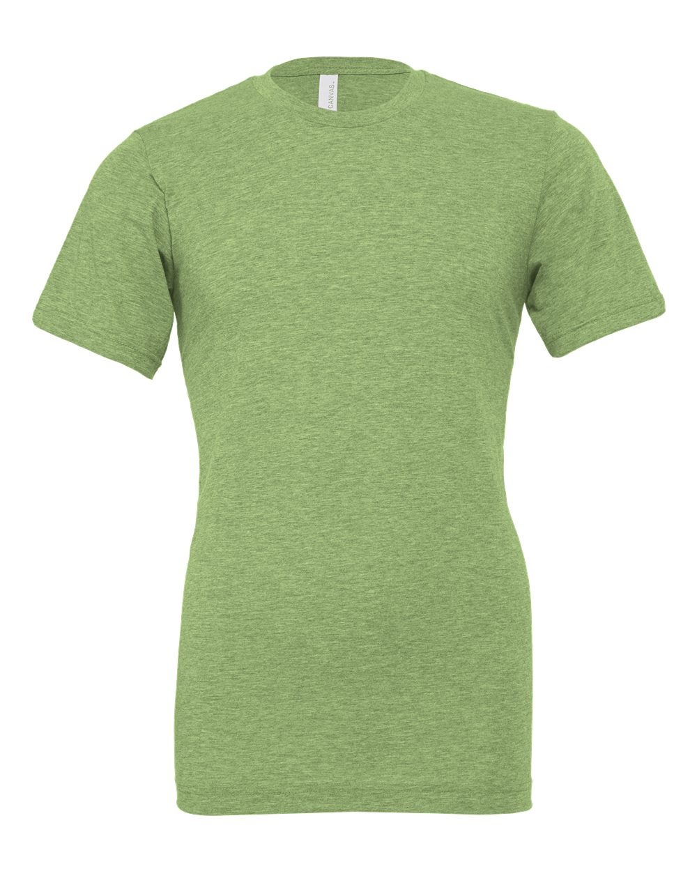 BELLA+CANVAS 3001CVC Heather T-Shirt in Heather Green