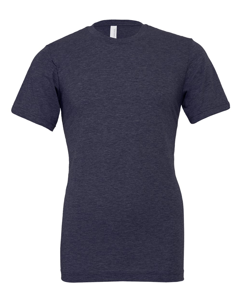 BELLA+CANVAS 3001CVC Heather T-Shirt in Heather Midnight Navy