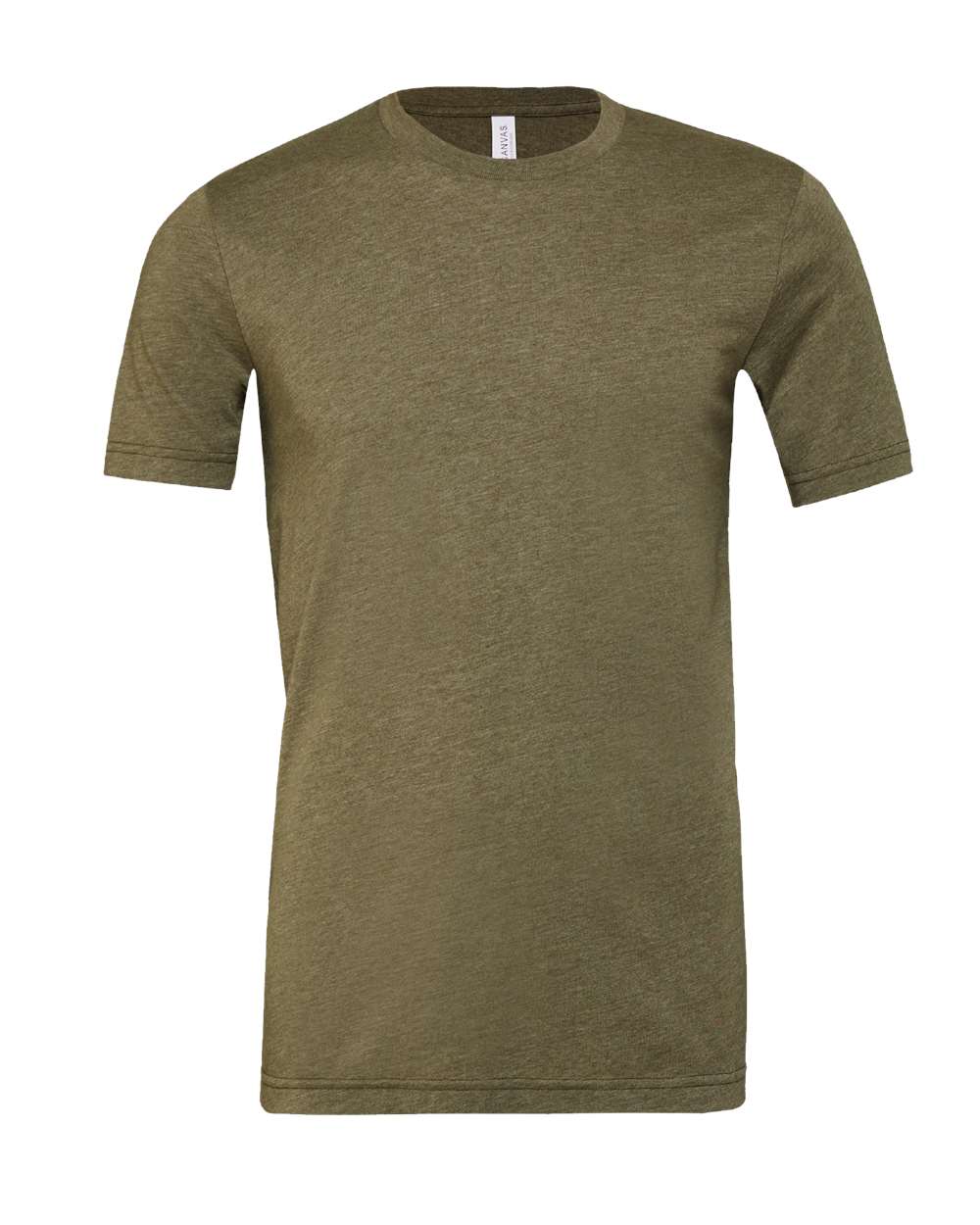 BELLA+CANVAS 3001CVC Heather T-Shirt in Heather Olive
