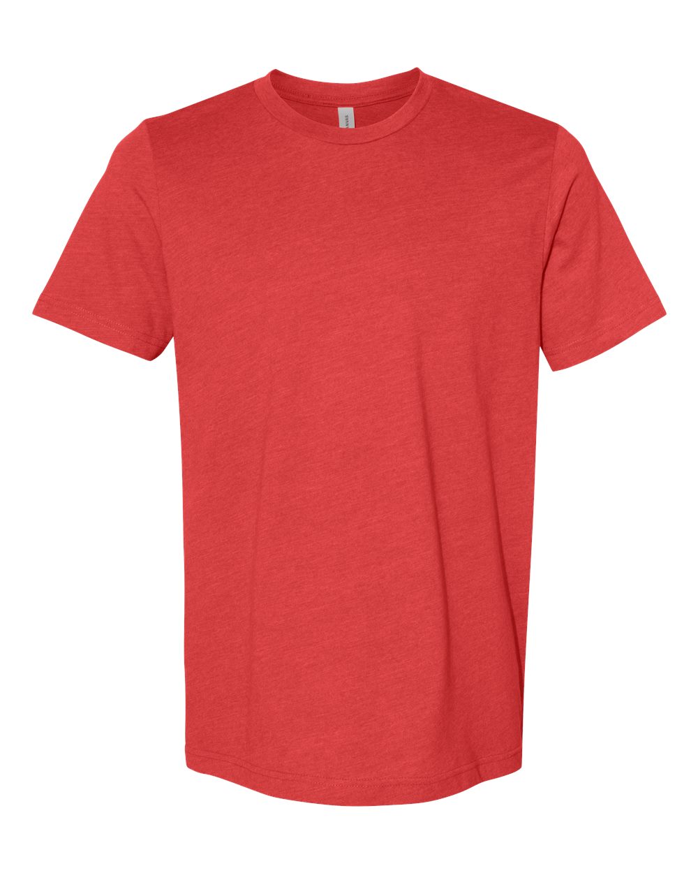 BELLA+CANVAS 3001CVC Heather T-Shirt in Heather Red