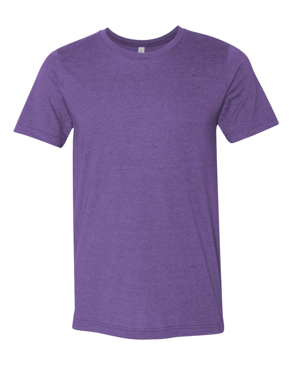 BELLA+CANVAS 3001CVC Heather T-Shirt in Heather Team Purple