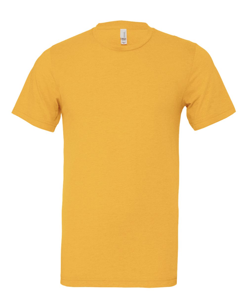 BELLA+CANVAS 3001CVC Heather T-Shirt in Heather Yellow Gold