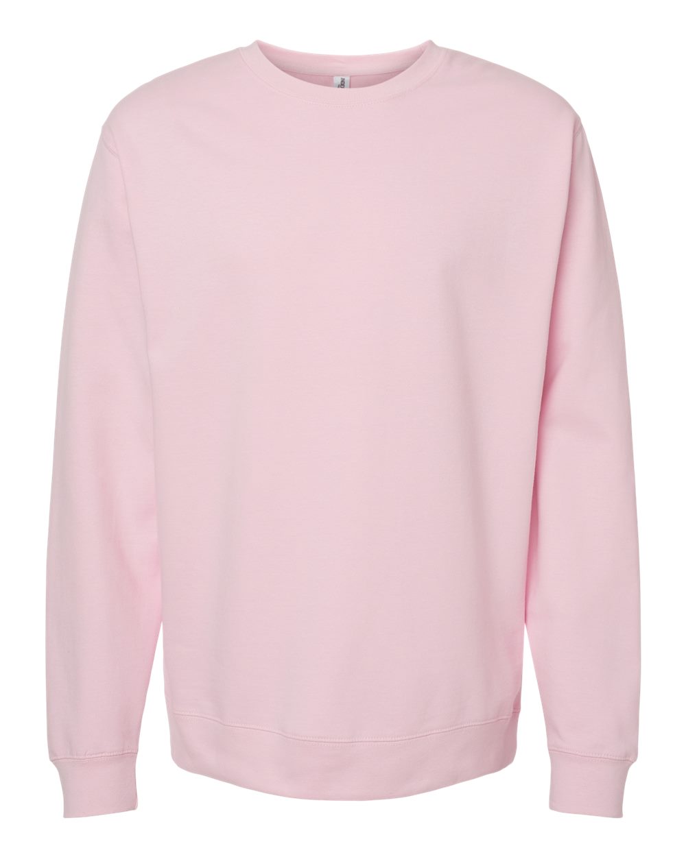Independent Trading Co. Midweight Crewneck Sweatshirt SS3000 in Light Pink