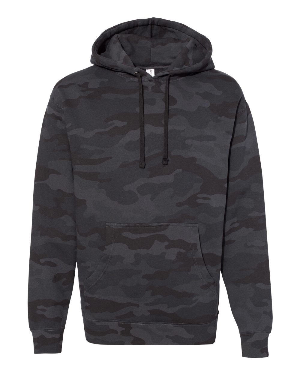 Independent Trading Co. Heavyweight Hooded Sweatshirt IND4000 in Black Camo