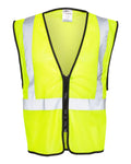 ML Kishigo 1547 Zippered Mesh Economy Class 2 Vest - Lime