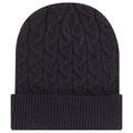 OTTO 82-1 12" Cable Knit Beanie w/ Rib Knit Cuff