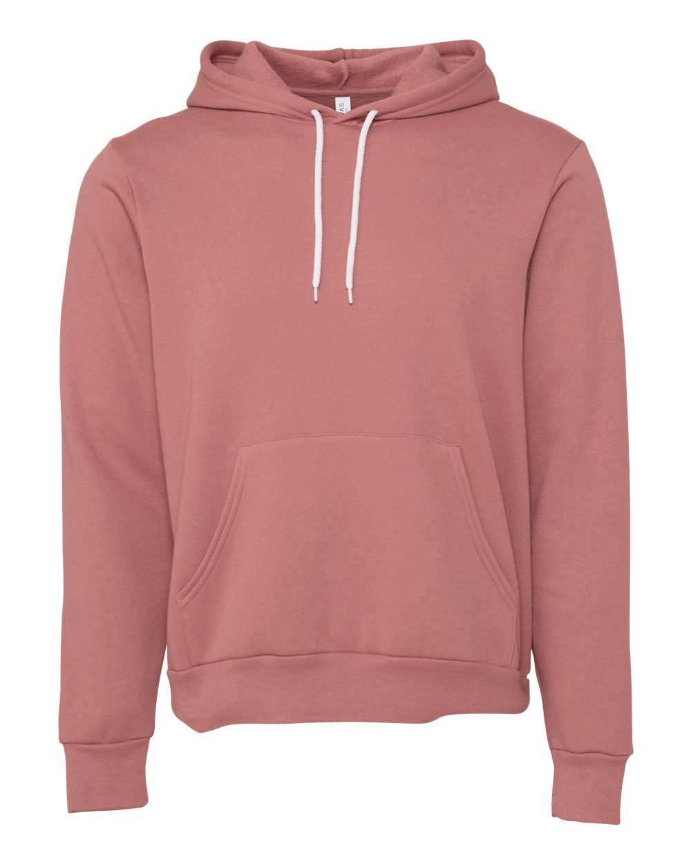BELLA+CANVAS Sponge Fleece Pullover Hoodie 3719 in Mauve