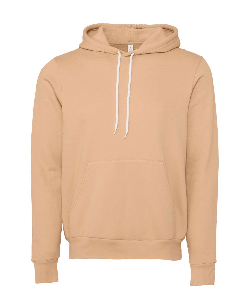 BELLA+CANVAS Sponge Fleece Pullover Hoodie 3719 in Heather Sand Dune