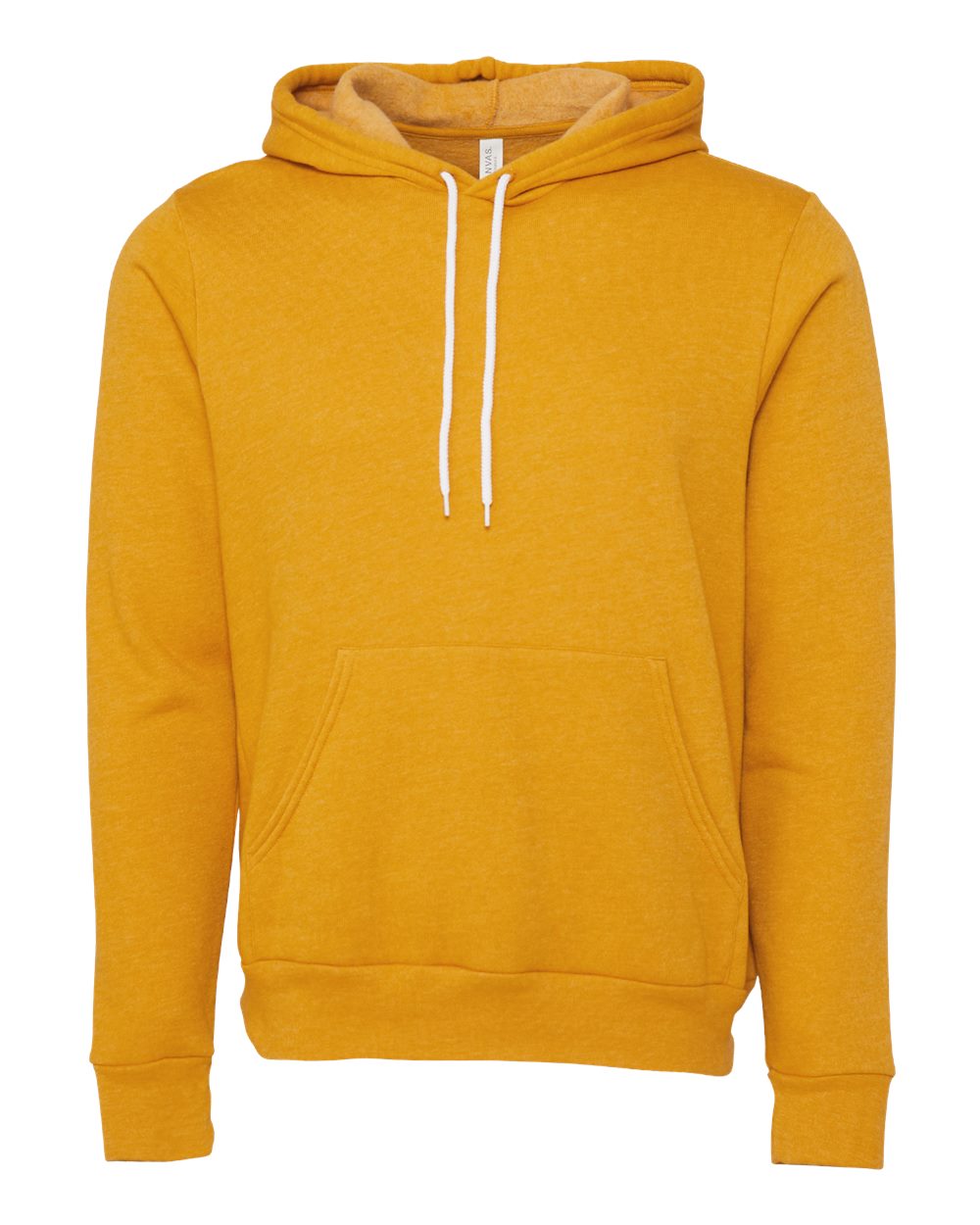 BELLA+CANVAS Sponge Fleece Pullover Hoodie 3719 in Heather Mustard