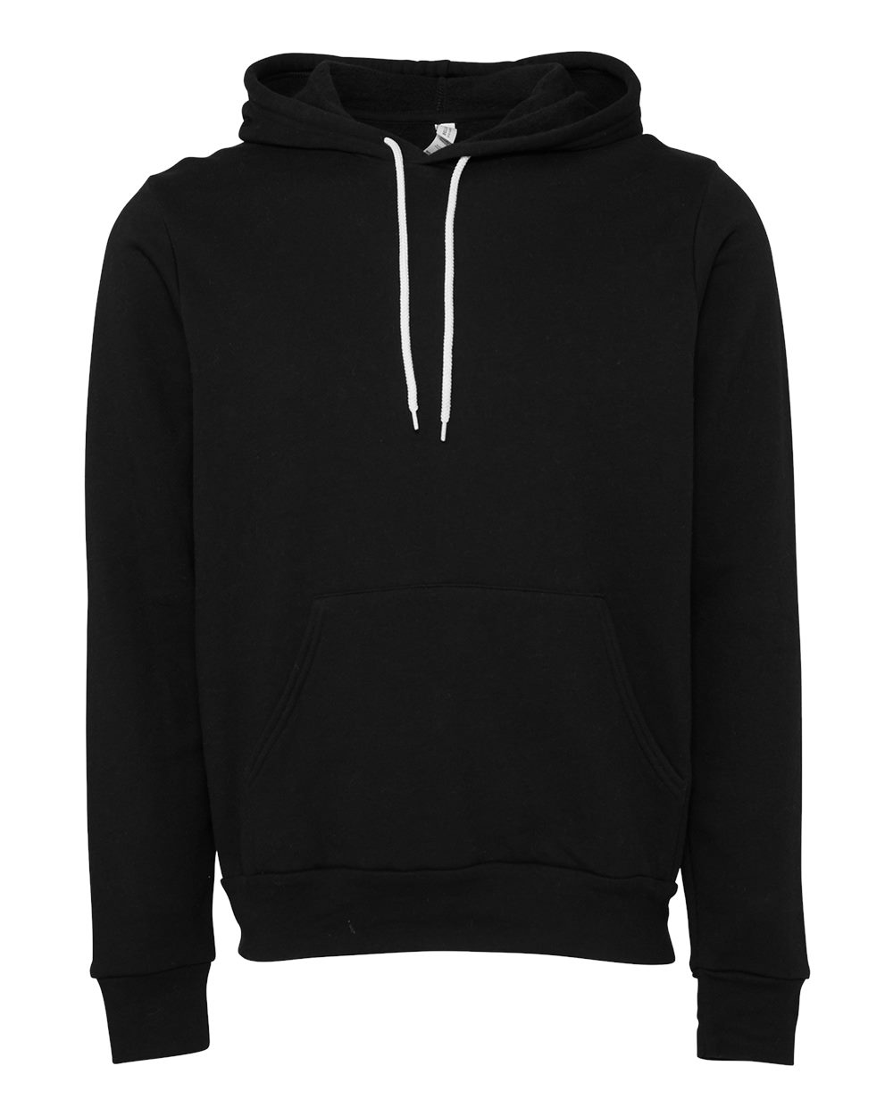 BELLA+CANVAS Sponge Fleece Pullover Hoodie 3719 in Dtg Black