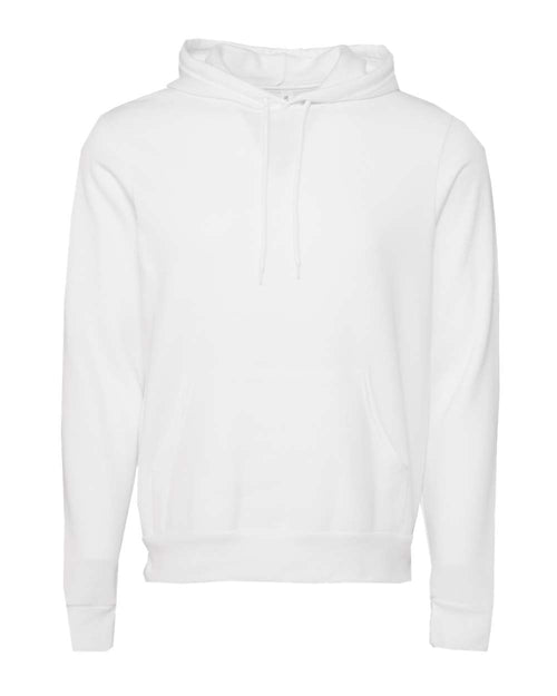 BELLA+CANVAS Sponge Fleece Pullover Hoodie 3719 in Dtg White