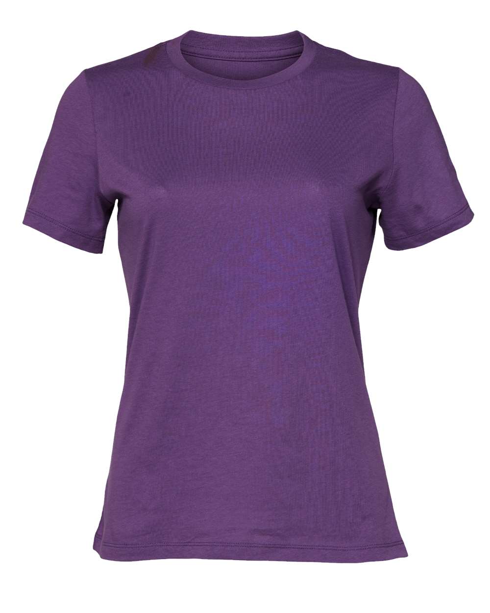 BELLA+CANVAS 6400 Women's Relaxed Jersey T-Shirt in Royal Purple