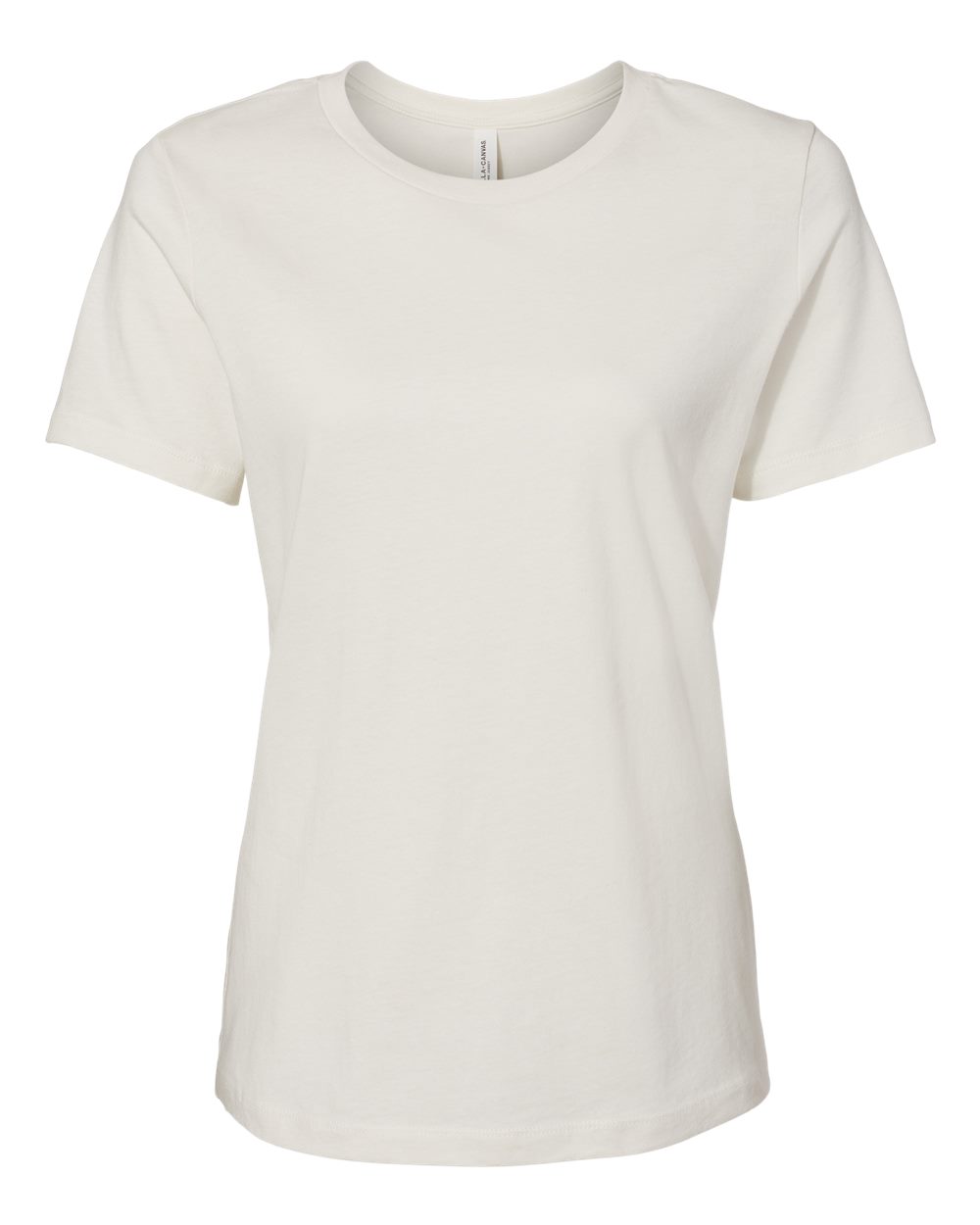 BELLA+CANVAS 6400 Women's Relaxed Jersey T-Shirt in Vintage White