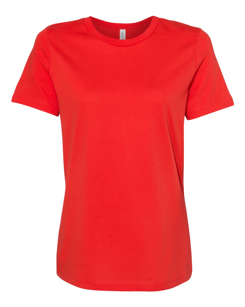BELLA+CANVAS 6400 Women's Relaxed Jersey T-Shirt in Poppy