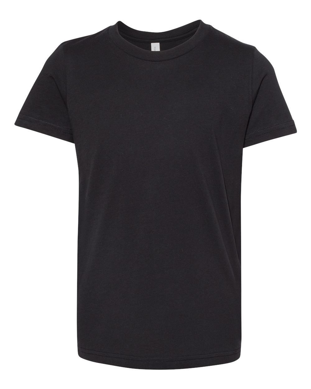 BELLA+CANVAS 3001Y Youth Jersey T-Shirt in Vintage Black