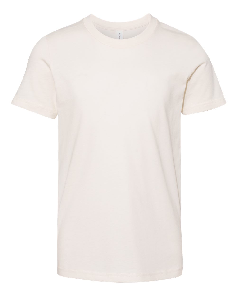 BELLA+CANVAS 3001Y Youth Jersey T-Shirt in Natural
