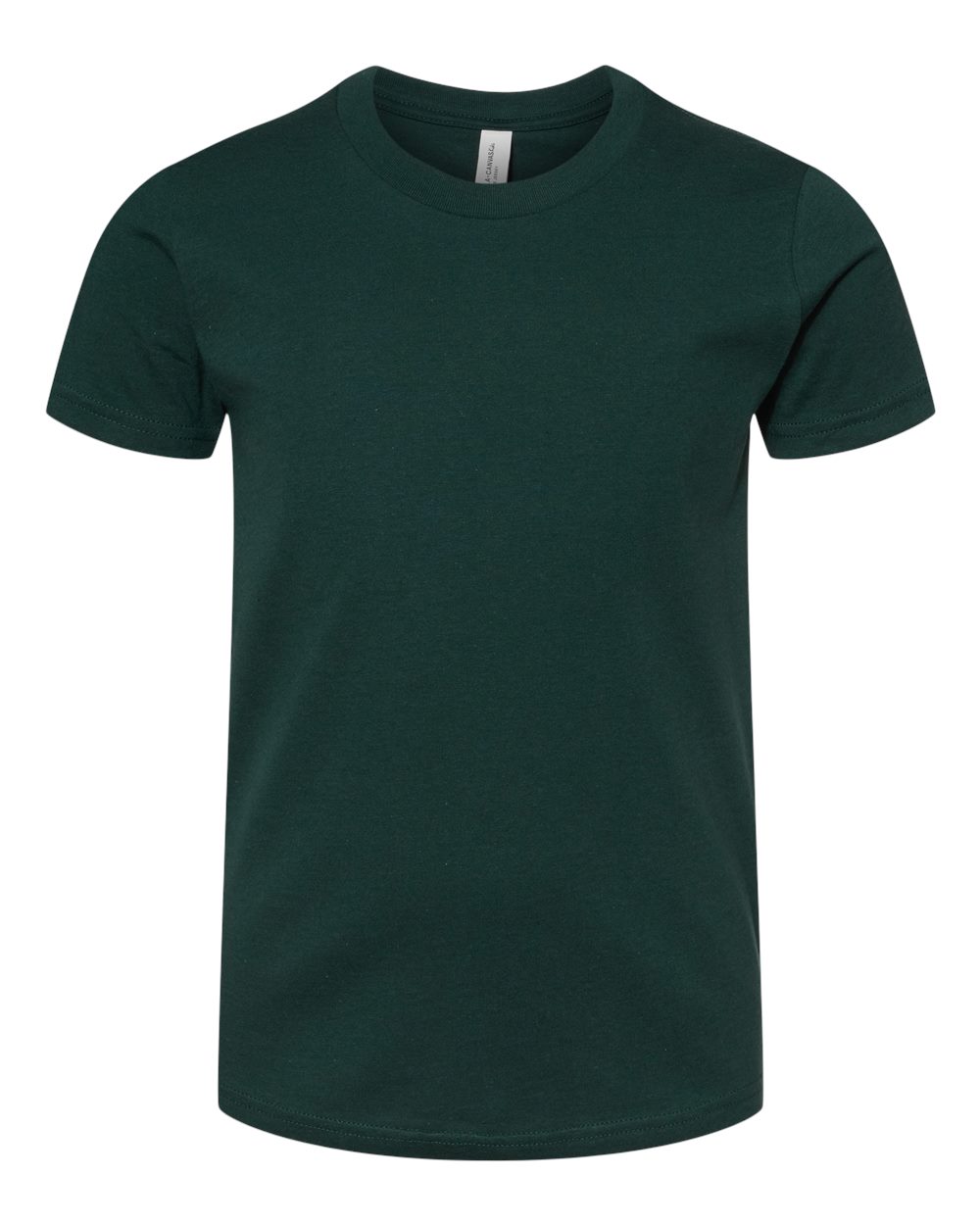 BELLA+CANVAS 3001Y Youth Jersey T-Shirt in Forest